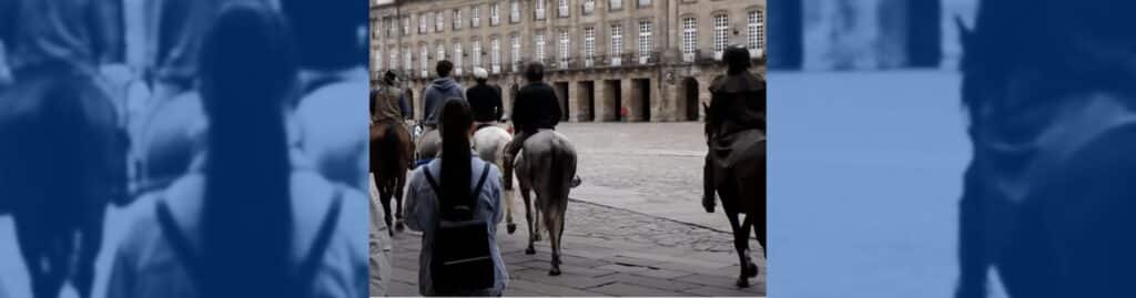 Camino de Santiago Guardias Civiles caballo