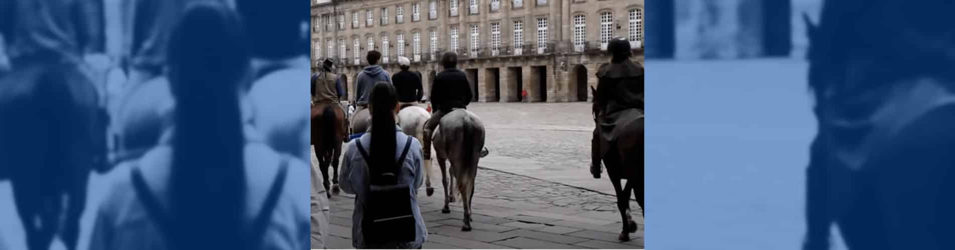 Camino de Santiago Guardias Civiles caballo