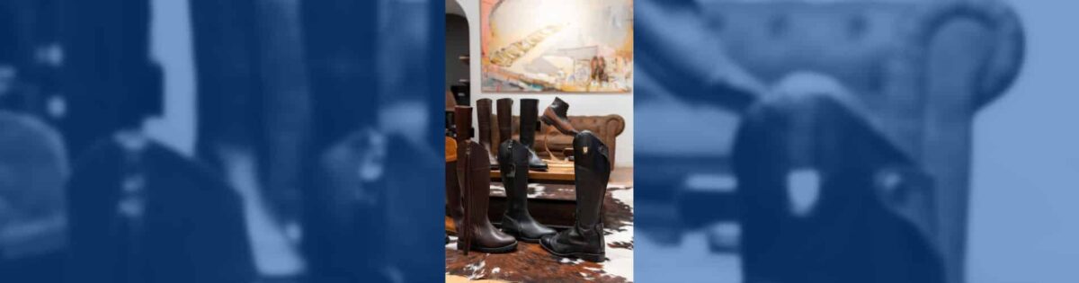 botas doma clásica salto de obstáculos